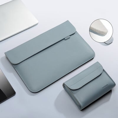 Husă de geantă din piele PU pentru laptop pentru Macbook Air Pro 13 16 Husă pentru notebook pentru Xiaomi Huawei Dell HP ASUS 14 15.4 15.6 inch