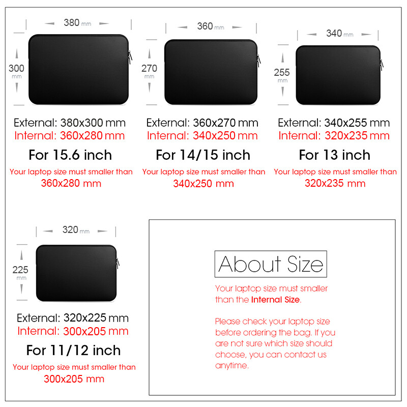 Husă pentru laptop Husă pentru laptop Husă pentru tabletă 11" 12" 13" 15" 15.6" pentru Macbook Matebook Retina 14 inch pentru Xiaomi Huawei HP Dell