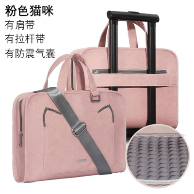 Ins Pink Laptop Geanta de umar Geanta de mana Impermeabil MacBook Air Pro 13.3 14 15.6 16 inch Husa PC Servieta de voiaj rezistenta la socuri