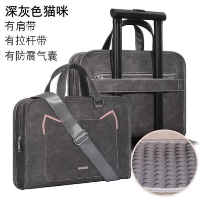 Ins Pink Laptop Geanta de umar Geanta de mana Impermeabil MacBook Air Pro 13.3 14 15.6 16 inch Husa PC Servieta de voiaj rezistenta la socuri