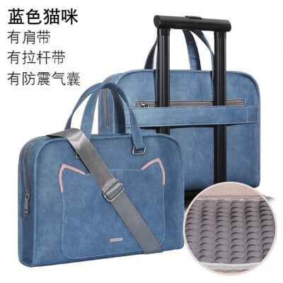 Ins Pink Laptop Geanta de umar Geanta de mana Impermeabil MacBook Air Pro 13.3 14 15.6 16 inch Husa PC Servieta de voiaj rezistenta la socuri