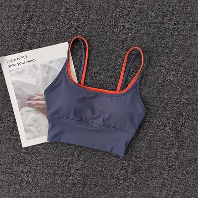 Sutien sport respirabil pentru femei Topuri de fitness rezistente la șocuri Sutien de gimnastică Crop Top Sutien sport Sutien pentru antrenament de gimnastică Sutien de yoga fără cusături