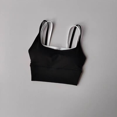 Sutien sport respirabil pentru femei Topuri de fitness rezistente la șocuri Sutien de gimnastică Crop Top Sutien sport Sutien pentru antrenament de gimnastică Sutien de yoga fără cusături