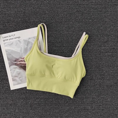 Sutien sport respirabil pentru femei Topuri de fitness rezistente la șocuri Sutien de gimnastică Crop Top Sutien sport Sutien pentru antrenament de gimnastică Sutien de yoga fără cusături