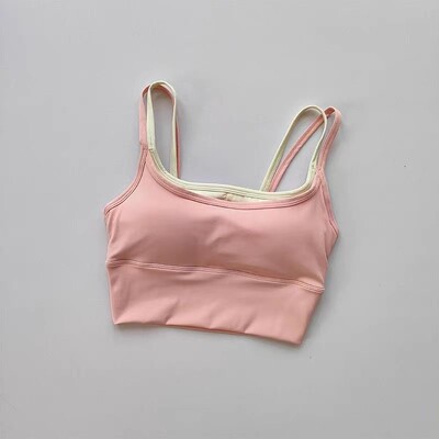 Sutien sport respirabil pentru femei Topuri de fitness rezistente la șocuri Sutien de gimnastică Crop Top Sutien sport Sutien pentru antrenament de gimnastică Sutien de yoga fără cusături