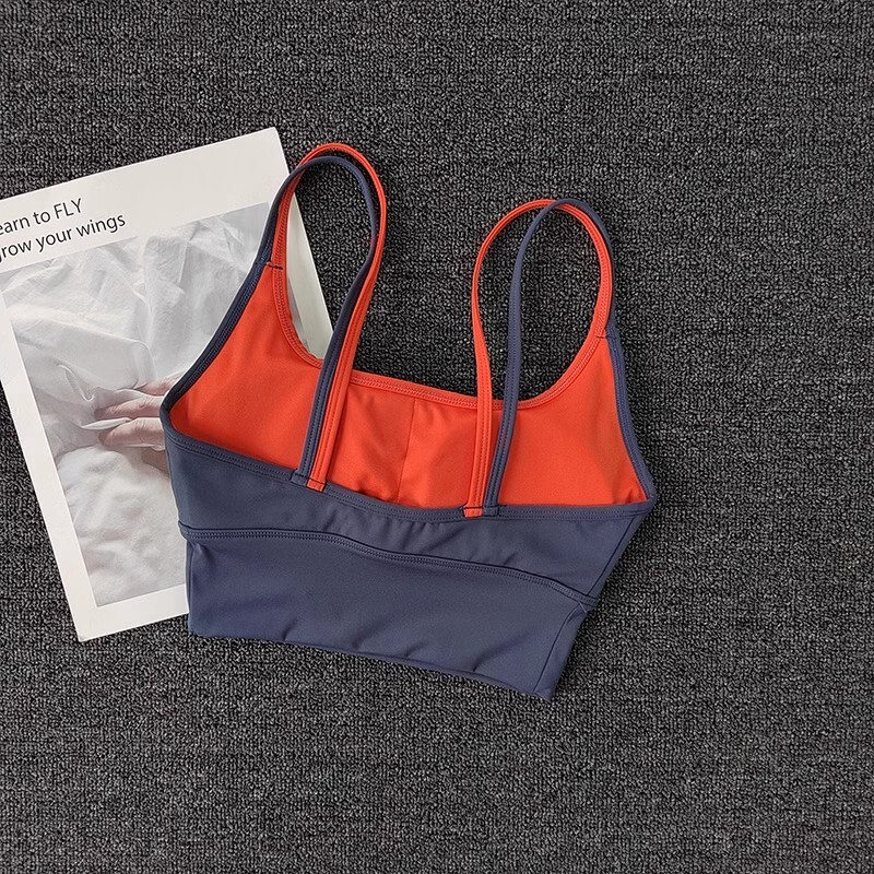 Sutien sport respirabil pentru femei Topuri de fitness rezistente la șocuri Sutien de gimnastică Crop Top Sutien sport Sutien pentru antrenament de gimnastică Sutien de yoga fără cusături