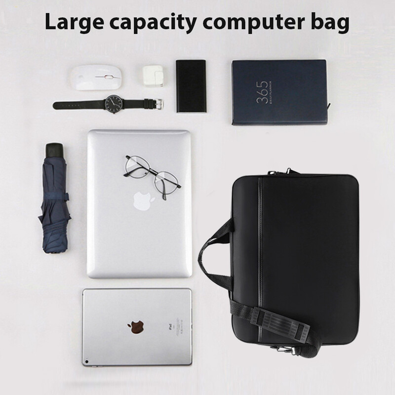 Husă pentru laptop de 15,6 inchi pentru Macbook Air Pro Accesorii interne pentru tabletă Buzunar, impermeabil, portabil, geantă de umăr de afaceri