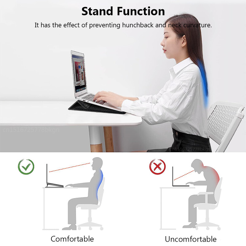 Geantă pentru laptop pentru Macbook Air Pro 13 Husă M1 M2 Husă suport pentru notebook 11 14 15 15,6 inci Husă din piele PU Husă pentru tabletă