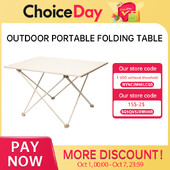 Masă pliabilă în aer liber, ultra ușoară, camping, drumeții, picnic, grătar, rucsac, din aliaj de aluminiu, masă mică, masă de cafea