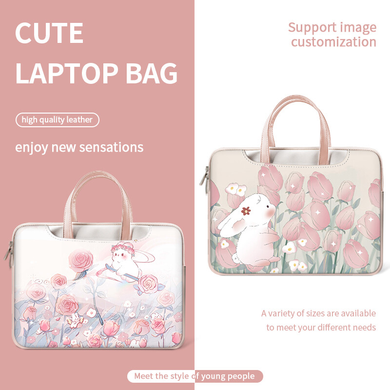 Husă pentru laptop PU Geantă pentru laptop Husă multifuncțională 12 13 14 15 17 inch Geantă cu mâner Geantă drăguță de transport pentru Macbook/Dell/HP/Asus/Acer