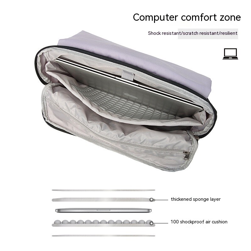 Rucsac pentru laptop la modă13.3 14 15.6inch pentru Mac Air13.6 Pro16 Samsung Dell Lenovo HP Geantă ușoară pentru studenți Geantă de călătorie