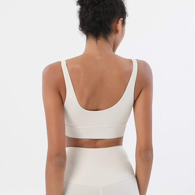 SOISOU Sutien din nailon Top Femei Sală de gimnastică Sexy Sutien sport strâmt Fitness Yoga Lenjerie de corp pentru femei Sutien detașabil anti-vibrare 15 culori