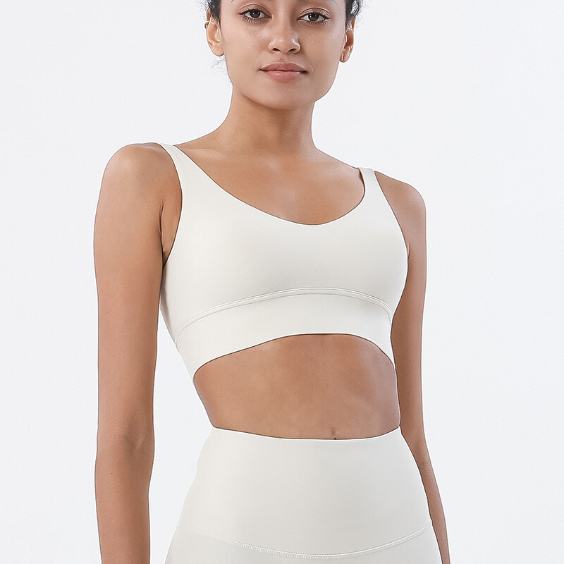 SOISOU Sutien din nailon Top Femei Sală de gimnastică Sexy Sutien sport strâmt Fitness Yoga Lenjerie de corp pentru femei Sutien detașabil anti-vibrare 15 culori