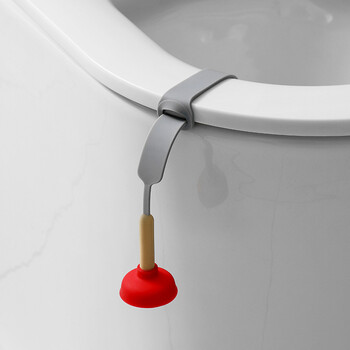 Creative Toilet Plunger Ανυψωτικό Κάθισμα Τουαλέτας Αντι-βρώμικο λαβή μεταφοράς Αποφύγετε την επαφή Χειρολαβή καπάκι τουαλέτας Ανυψωτικό αξεσουάρ μπάνιου