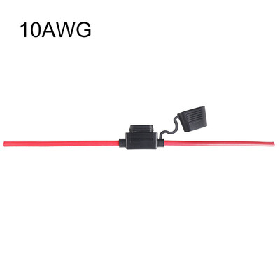 Suport pentru siguranțe auto, mini mic, mediu, impermeabil, 16/14/12/10AWG, cablu de sârmă pentru siguranțe pentru lamă auto, 10A 20A 30A 50A priză de alimentare