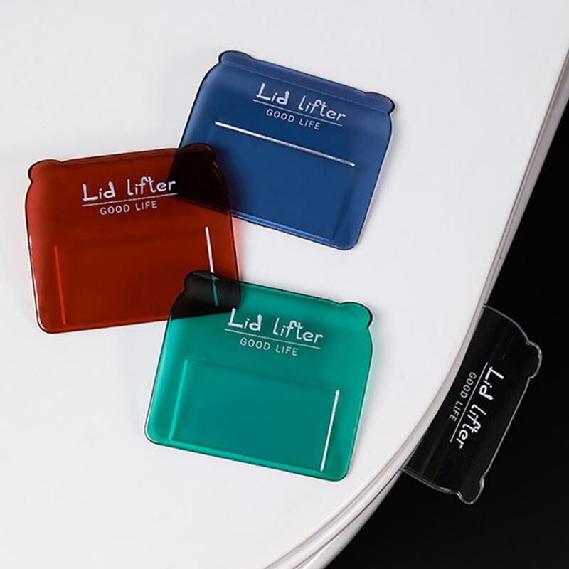 Buitinis nuo nešvarumų tualeto dangčio pakėlimo mechanizmas klozeto dangčio rankena Lipni tualeto sėdynės dangčio laikiklio įtaisas Vonios įtaisai