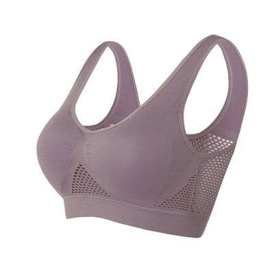 S-4XL Sutien sport yoga pentru femei, respirabil, fitness, alergare, vestă activă, crop top-uri căptușite, lenjerie de gimnastică, sutiene pentru yoga