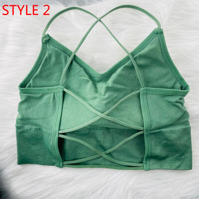 Sieviešu sporta topi Sexy Top Sievietēm Iebūvēts Krūšturis Vienkrāsains Camis sievietēm Apgriezts plecu augšdaļas bezpiedurkņu kamzolis