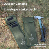 Acoperire cu clapetă în aer liber Cuițe de pământ Geantă de depozitare 20CM, 30CM Cort de camping Baldachin Țăpa de pământ Geantă mică de depozitare pentru accesorii