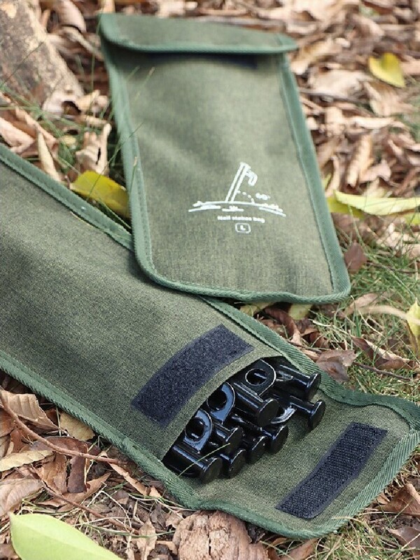 Acoperire cu clapetă în aer liber Cuițe de pământ Geantă de depozitare 20CM, 30CM Cort de camping Baldachin Țăpa de pământ Geantă mică de depozitare pentru accesorii