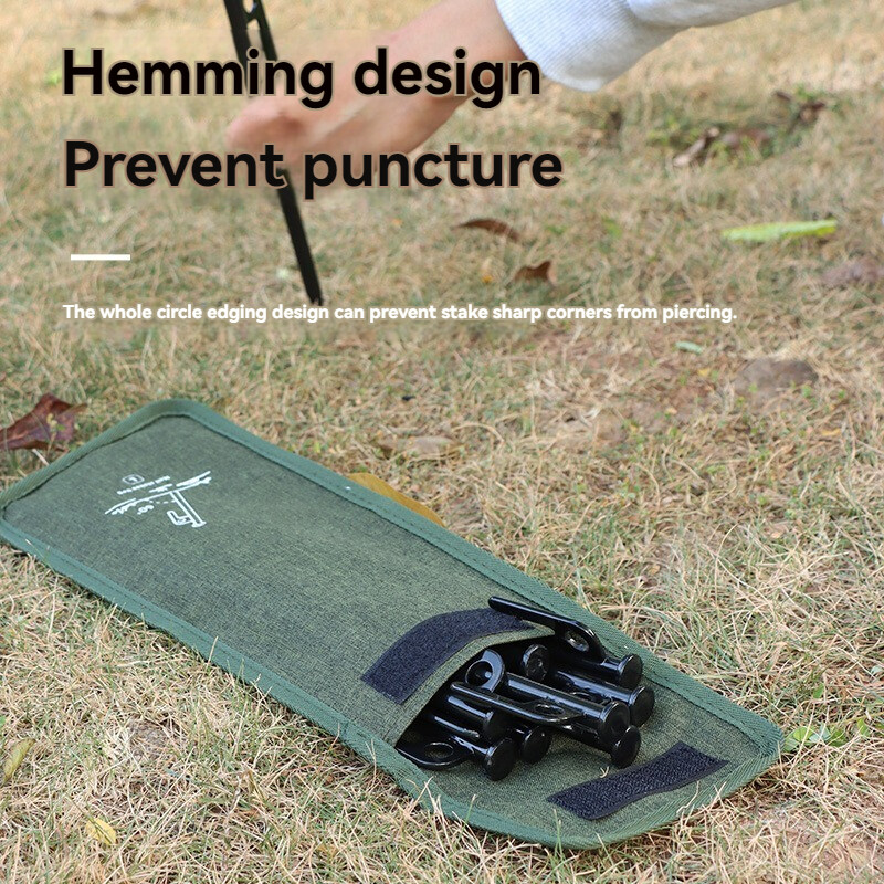 Acoperire cu clapetă în aer liber Cuițe de pământ Geantă de depozitare 20CM, 30CM Cort de camping Baldachin Țăpa de pământ Geantă mică de depozitare pentru accesorii