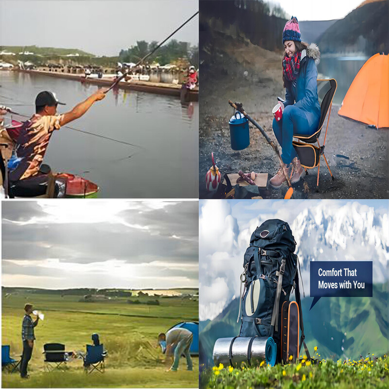 Scaun portabil pliabil de camping, pescuit, plajă, șezlonguri de călătorie pliabile, ultraușoare, drumeții în natură, pentru relaxare, în aer liber, scaune ușoare
