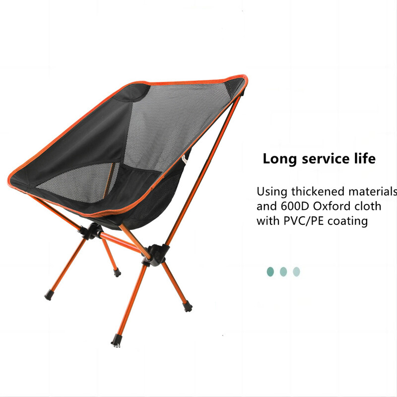 Scaun portabil pliabil de camping, pescuit, plajă, șezlonguri de călătorie pliabile, ultraușoare, drumeții în natură, pentru relaxare, în aer liber, scaune ușoare