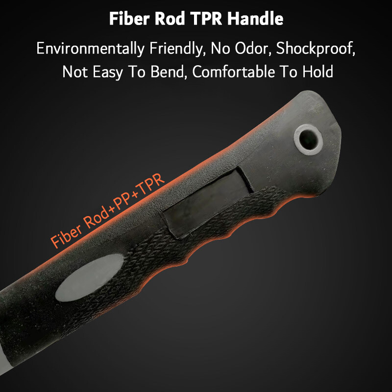 Ciocan de camping în aer liber, din oțel cu conținut ridicat de carbon, ciocan pentru cort, ciocan pentru țeapă, cu extractor de țăruși, unel multiplu pentru alpinism pentru drumeții