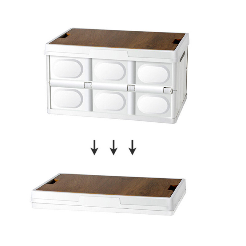 Cutie de depozitare pliabilă pentru picnic, 28 l, coșuri portabile de mare capacitate pentru mașină, în aer liber, coșuri de depozitare, echipamente de camping