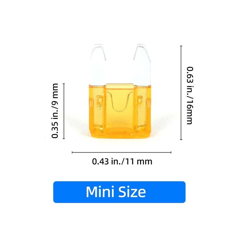 100/120 vnt automobilių saugiklių asortimento rinkinys, automobilių pakaitiniai saugikliai žemo profilio mini mentės saugikliai, skirti automobiliniam sunkvežimiui