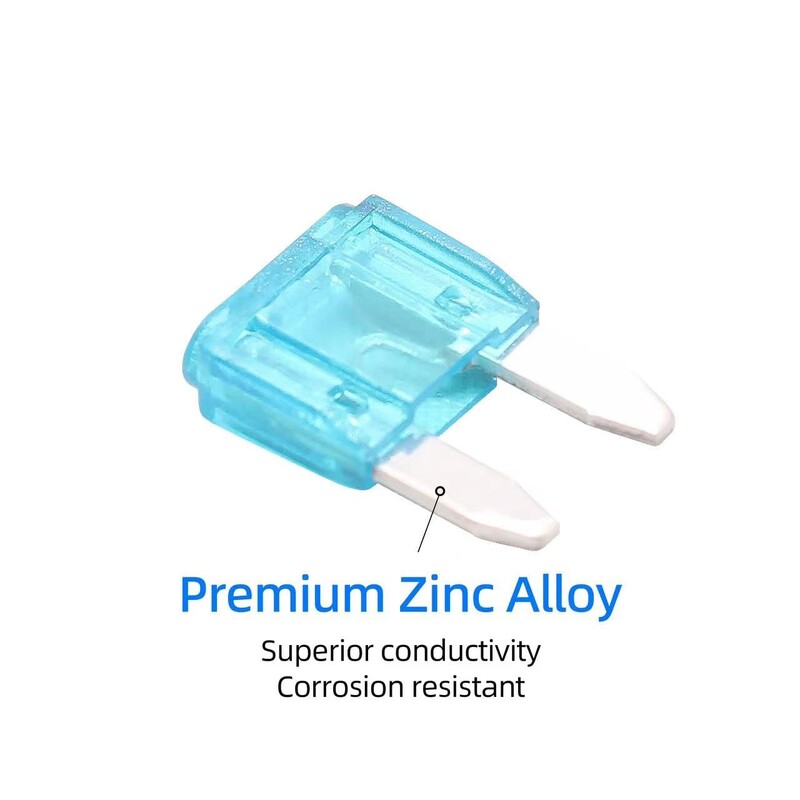 100/120 vnt automobilių saugiklių asortimento rinkinys, automobilių pakaitiniai saugikliai žemo profilio mini mentės saugikliai, skirti automobiliniam sunkvežimiui