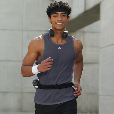 Vestă de maraton pentru bărbați de vară, cămașă fără mâneci, pentru alergare, îmbrăcăminte pentru antrenament pentru jogging, îmbrăcăminte sportivă