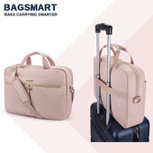 BAGSMART Geanta pentru laptop de 17,3/15,6 inchi Servieta pentru femei Geanta de mesagerie pentru computer Office Travel Business