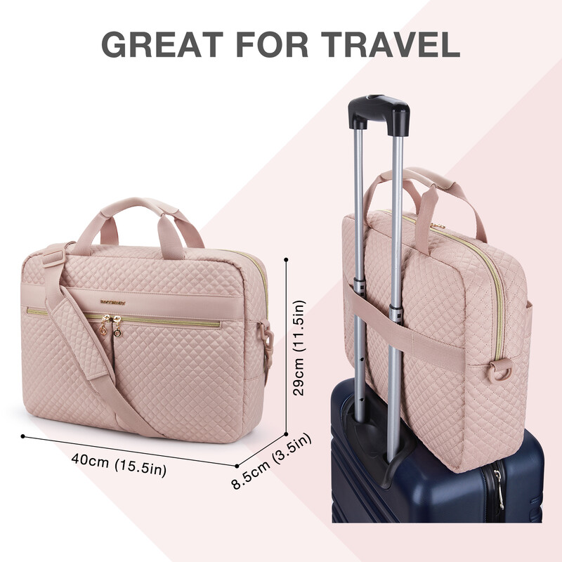 BAGSMART Geanta pentru laptop de 17,3/15,6 inchi Servieta pentru femei Geanta de mesagerie pentru computer Office Travel Business