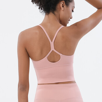 Αθλητικό σουτιέν SOISOU S-XL Nylon Top Γυναικείο Bralette Αναπνεύσιμο Εσώρουχο Γυναικείο Αθλητικό Κολάν Γυναικείο Sexy Top Bra 10 Χρώματα