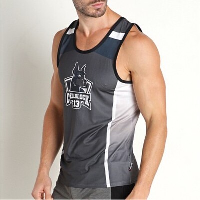 CB13 Kennel Club, maiou cu plasă pentru bărbați, vestă Spitfire Bandit, cămașă fără mâneci pentru culturism, îmbrăcăminte pentru fitness