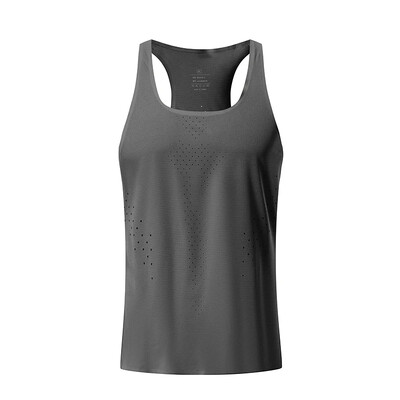 Vyriškos vasaros sportinės liemenės be rankovių greitai džiūstantys sportiniai drabužiai Marathon berankoviai marškinėliai lauke, jojimo apatiniai marškinėliai, imtynių skalbiniai