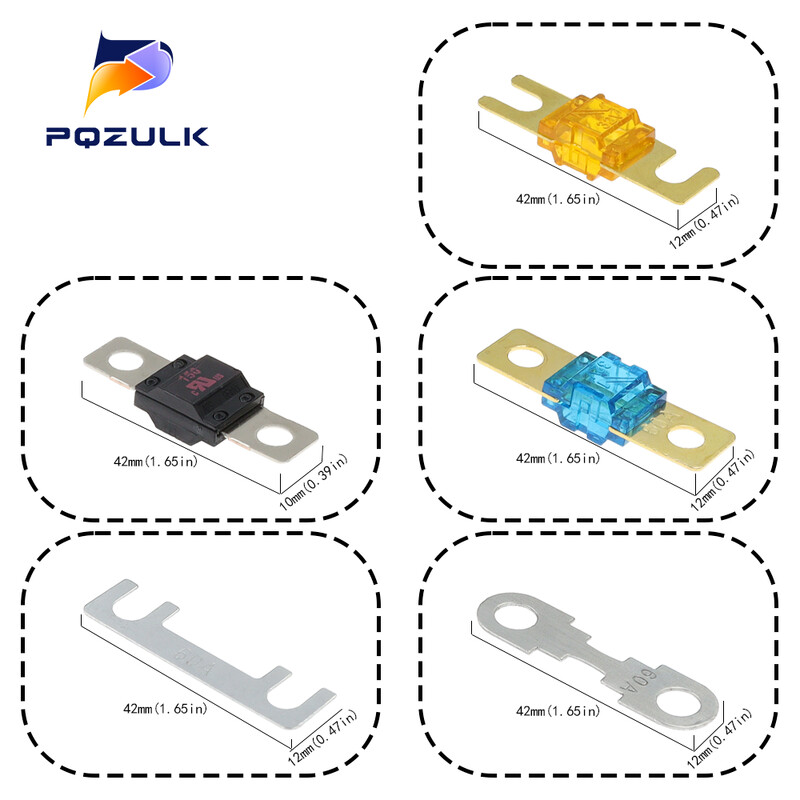 Držiak poistiek ANS-H so skrutkovým typom ANS-8, bezpečnostná doska, základňa do auta, poistková skrinka do automobilu, 20A, 50A, 70A, 80A, 100A, 150A, 175A, 200A