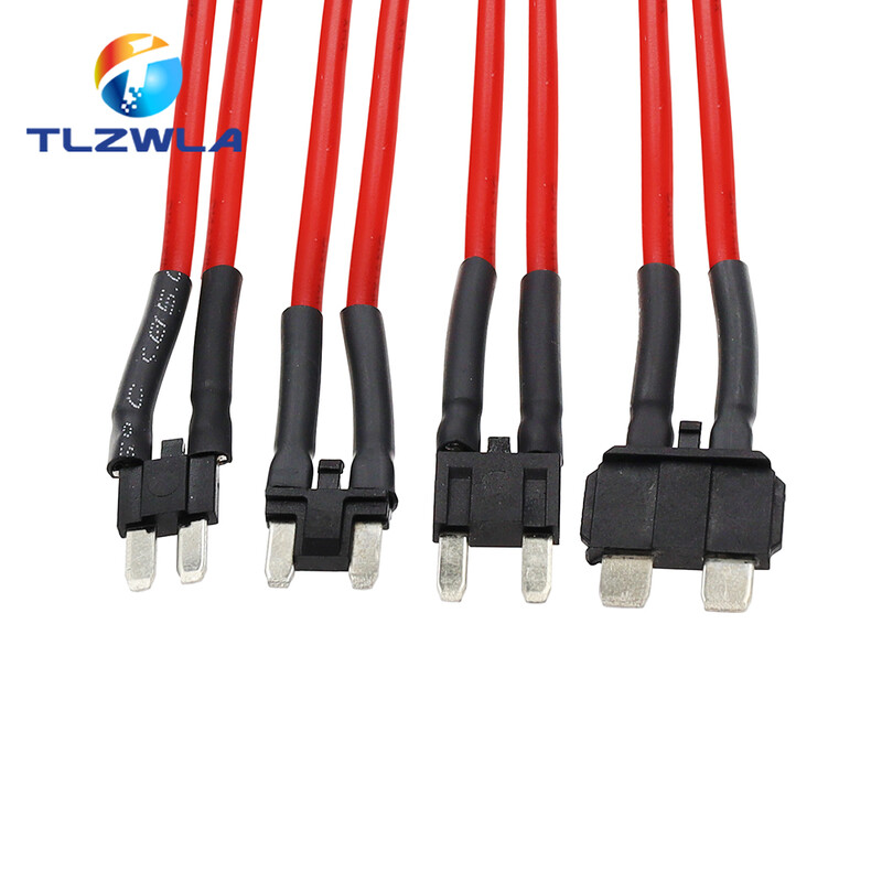 Automobilio dviejų linijų paprastas saugiklis maitinimo lizdas, standartinis Mini Micro 2 12 V saugiklių dėžutės lizdas, neardomoji modifikavimo linija