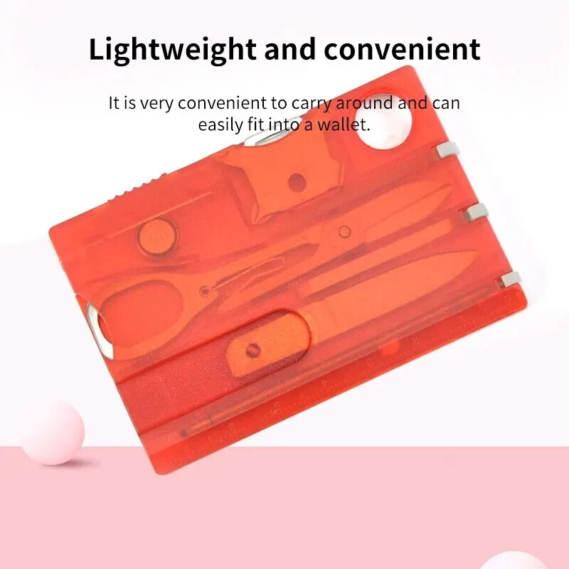 Outdoor Camping Multifunktsionaalne Šveitsi armee nugakaartide kombinatsioon, mitmeotstarbeline ellujäämistööriista iluülikond koos lambitööriista kaardiga.