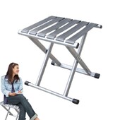 Skladacia kempingová stolička, prenosná teleskopická stolička, záhradné sedadlo, miniatúrna pohodlná stolička na záhradné kempovanie, grilovanie, dlhé výlety