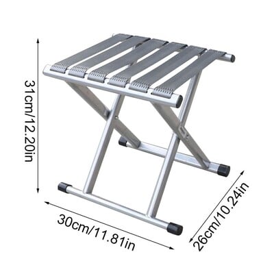 Skladacia kempingová stolička, prenosná teleskopická stolička, záhradné sedadlo, miniatúrna pohodlná stolička na záhradné kempovanie, grilovanie, dlhé výlety