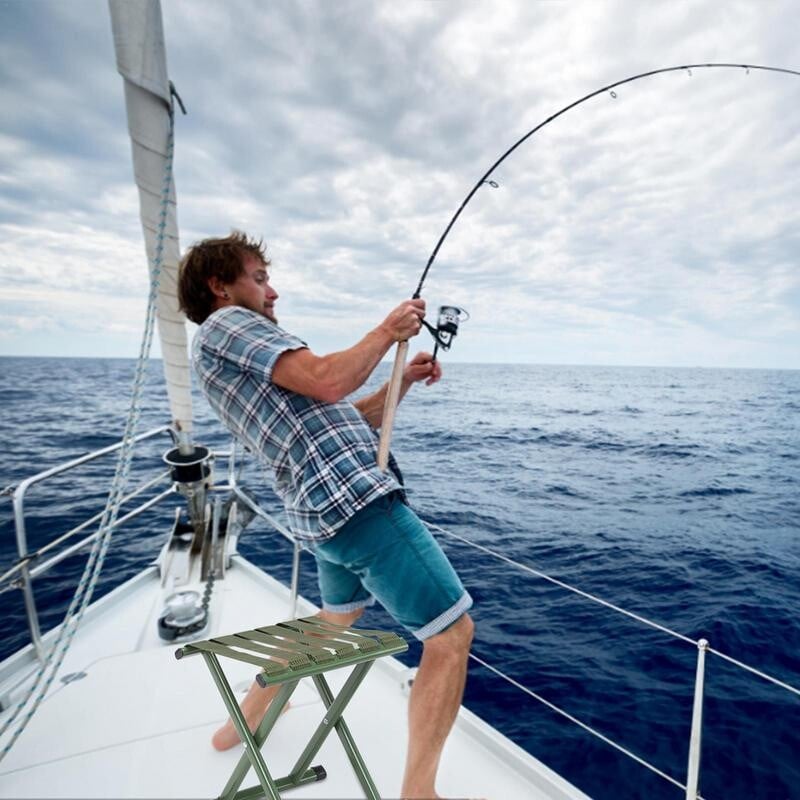 Skladacia kempingová stolička, prenosná teleskopická stolička, záhradné sedadlo, miniatúrna pohodlná stolička na záhradné kempovanie, grilovanie, dlhé výlety