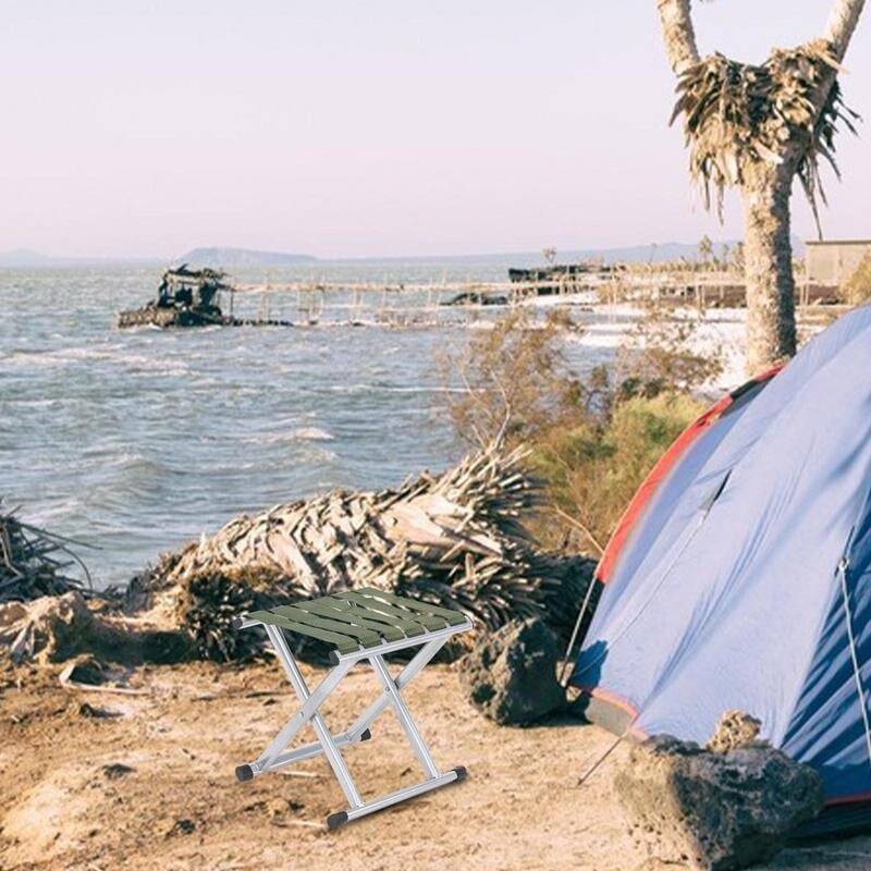 Skladacia kempingová stolička, prenosná teleskopická stolička, záhradné sedadlo, miniatúrna pohodlná stolička na záhradné kempovanie, grilovanie, dlhé výlety