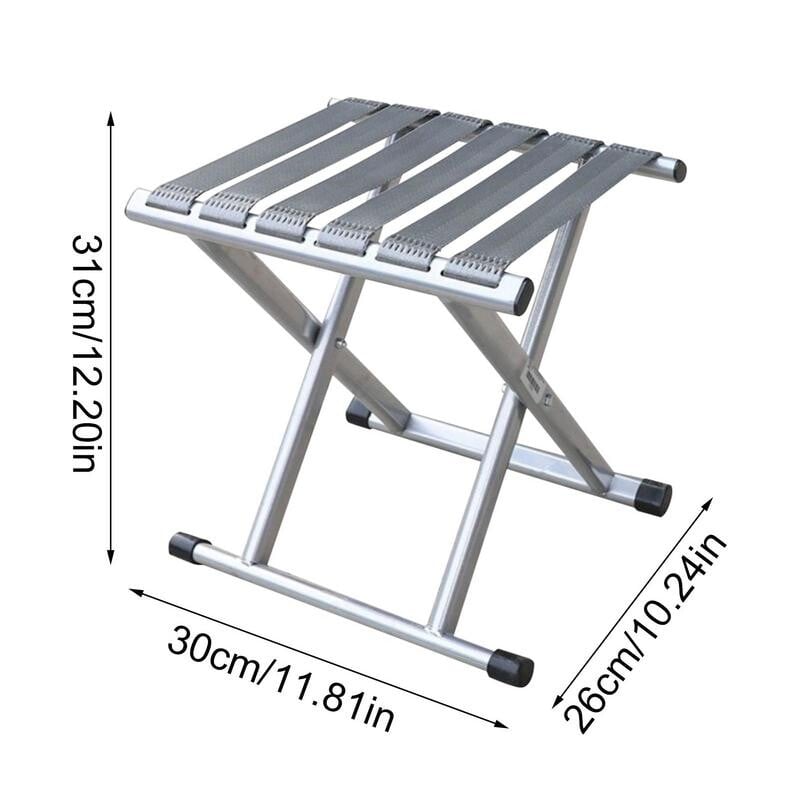 Skladacia kempingová stolička, prenosná teleskopická stolička, záhradné sedadlo, miniatúrna pohodlná stolička na záhradné kempovanie, grilovanie, dlhé výlety