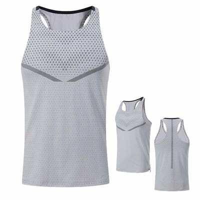 Pánske bežecké oblečenie, outdoorové tréningové oblečenie, pánske športové oblečenie, tričko bez rukávov, telocvičňa, jogging, tielko, kulturistika, tričko