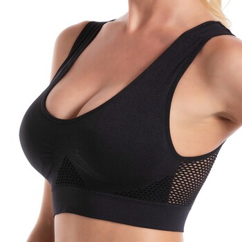 Сутиени за жени Безшевен сутиен с подплънки Голям размер 4XL 5XL 6XL Bralette Push Up Сутиен Сутиен Безжичен спортен сутиен Горно бельо за фитнес зала