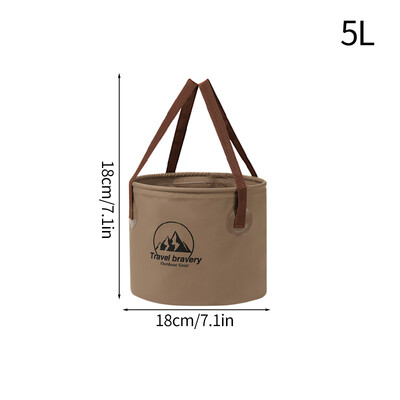 5L/8L/16L Кофа за миене на къмпинг Сгъваема кофа за вода Водоустойчива кофа за мивка за вода Туризъм Риболов Преносима кофа за съхранение на вода