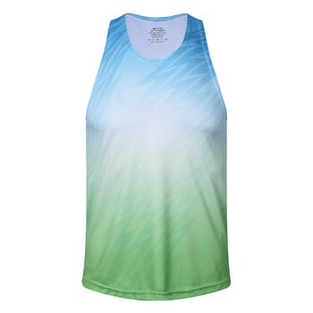 Ανδρικό αθλητικό γιλέκο Marathon Running χωρίς μανίκια Tank Quick Drying Top Εξαιρετικά ελαφρύ πολυεστερικό φανελάκι στίβου