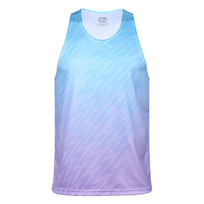 Pánske športové tielko na maratón, beh bez rukávov, rýchloschnúce tielko, ultraľahký atletický polyesterový dres